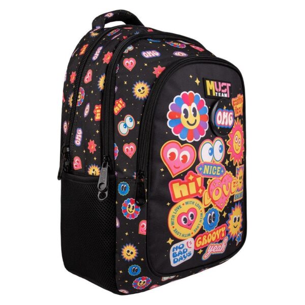 Mokyklinė kuprinė „Groovy Stickers“