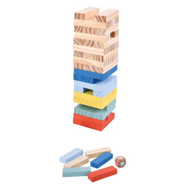 Medinis pusiausvyros bokštas „Spalvų iššūkis“