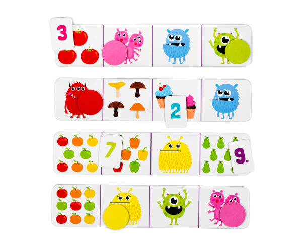 Edukacinis žaidimas „Hungry Monsters" (Alkani monstrai)