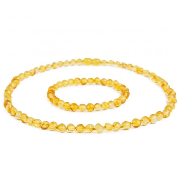 Baltijos Gintaro Papuošalų Komplektas „Color“