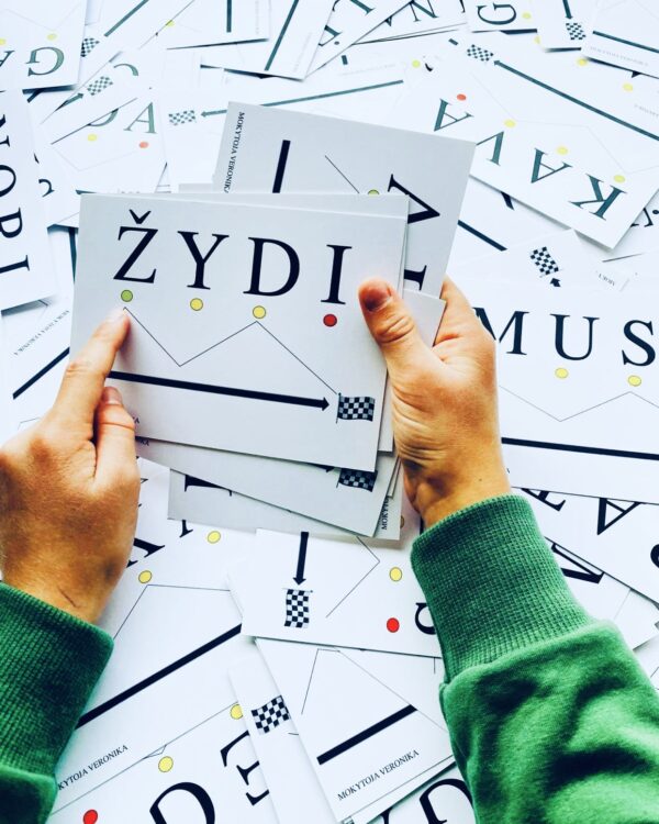 Skaitymo kortelių rinkinys, lietuvių kalba